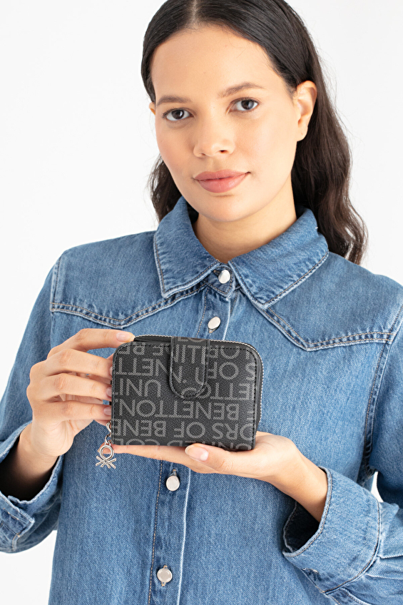 United Colors Of Benetton Kadın Cüzdan BNT_1659 Siyah United Colors Of Benetton Kadın Cüzdan BNT_1659 Siyah