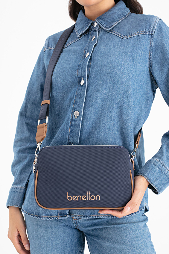 United Colors Of Benetton Kadın Kol Çantası BNT_1666 Lacıvert/camel United Colors Of Benetton Kadın Kol Çantası BNT_1666 Lacıvert/camel