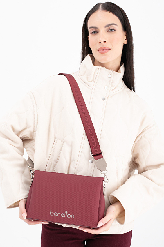 United Colors Of Benetton Kadın Çapraz Çanta BNT_1671 Bordo/koyu tas United Colors Of Benetton Kadın Çapraz Çanta BNT_1671 Bordo/koyu tas