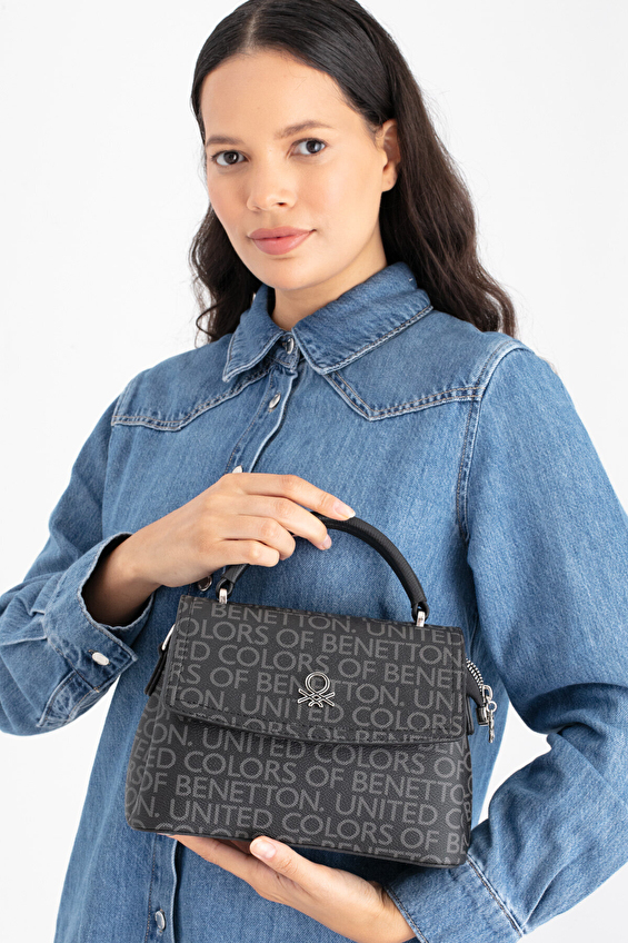 United Colors Of Benetton Kadın El Çantası BNT_1691 Siyah United Colors Of Benetton Kadın El Çantası BNT_1691 Siyah