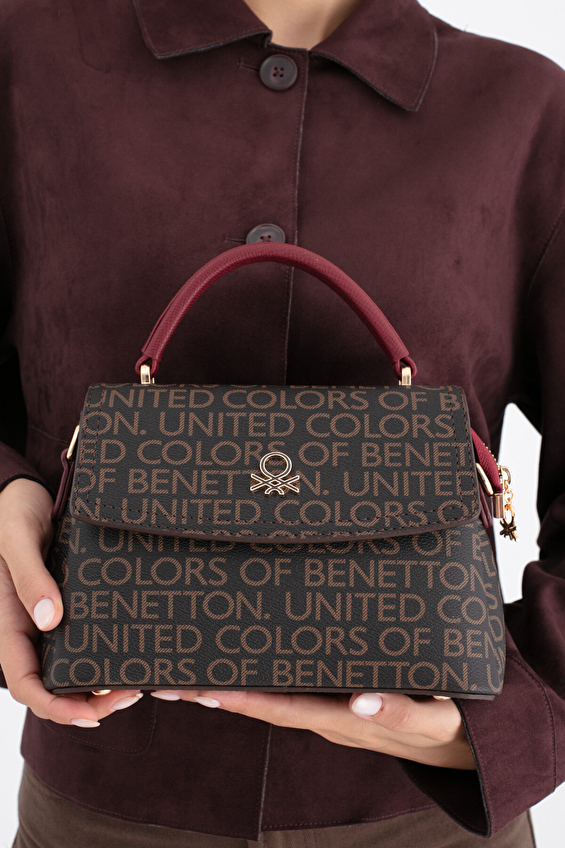 United Colors Of Benetton Kadın El Çantası BNT_1691 Kahve/bordo United Colors Of Benetton Kadın El Çantası BNT_1691 Kahve/bordo