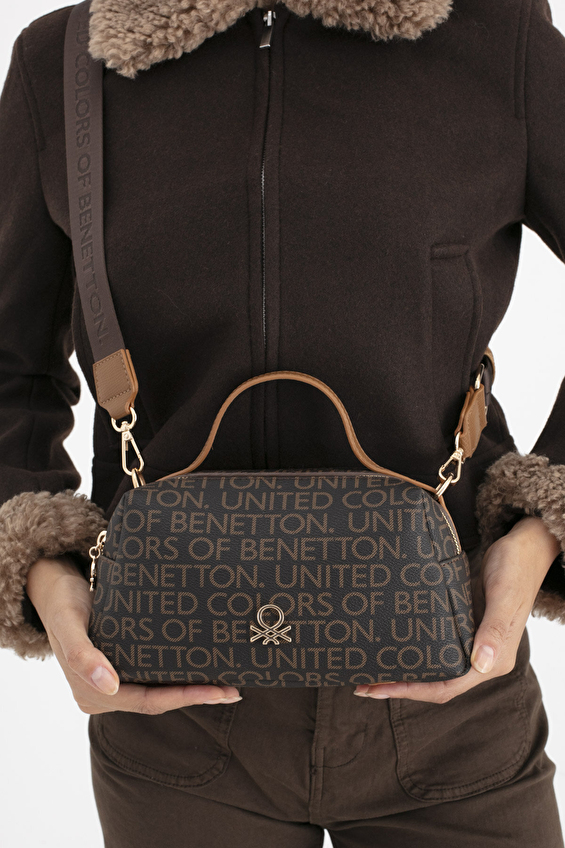 United Colors Of Benetton Kadın Kol Çantası BNT_1695 Kahve/taba United Colors Of Benetton Kadın Kol Çantası BNT_1695 Kahve/taba