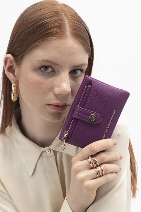 United Colors Of Benetton Kadın Cüzdan BNT_1722 Mürdüm United Colors Of Benetton Kadın Cüzdan BNT_1722 Mürdüm