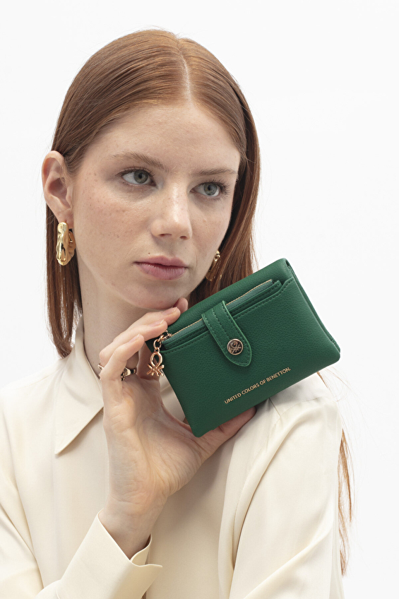 United Colors Of Benetton Kadın Cüzdan BNT_1722 Yeşil United Colors Of Benetton Kadın Cüzdan BNT_1722 Yeşil