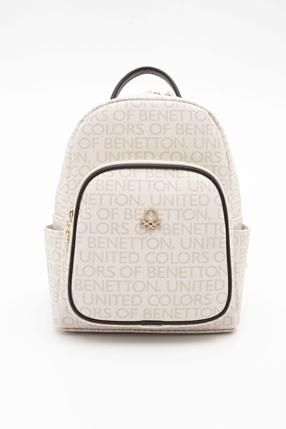 United Colors Of Benetton Kadın Sırt Çantası BNT_1765 Bej/kahve United Colors Of Benetton Kadın Sırt Çantası BNT_1765 Bej/kahve