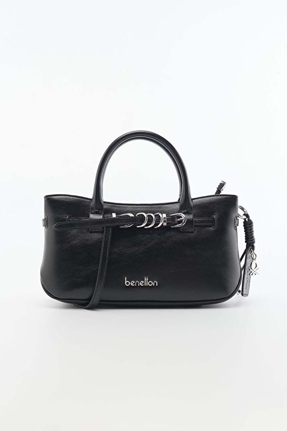 United Colors Of Benetton Kadın Kol Çantası BNT_1776 Siyah United Colors Of Benetton Kadın Kol Çantası BNT_1776 Siyah