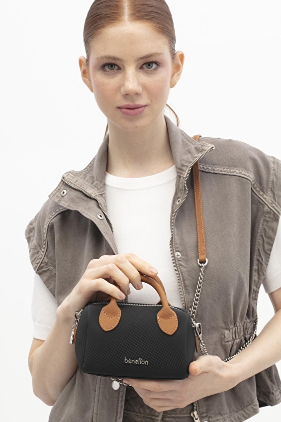 United Colors Of Benetton Kadın Çapraz Çanta BNT_1825 Siyah/camel United Colors Of Benetton Kadın Çapraz Çanta BNT_1825 Siyah/camel