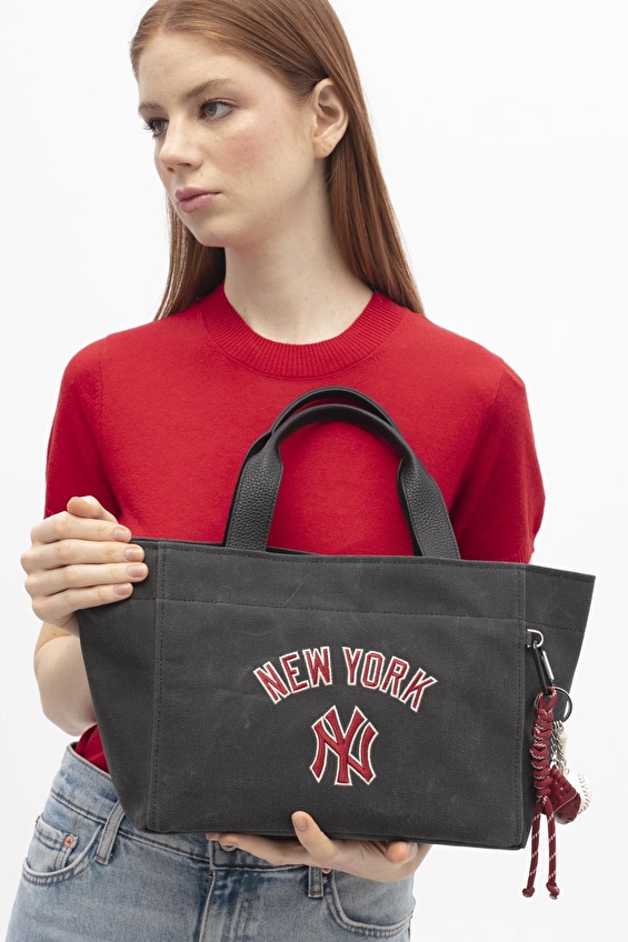 New York Yankees Kadın Kol Çantası MLB_001 Siyah/kırmızı
