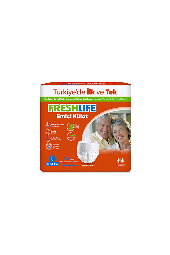 Freshlife Hasta Bezi Emici Külot Large 14 lü