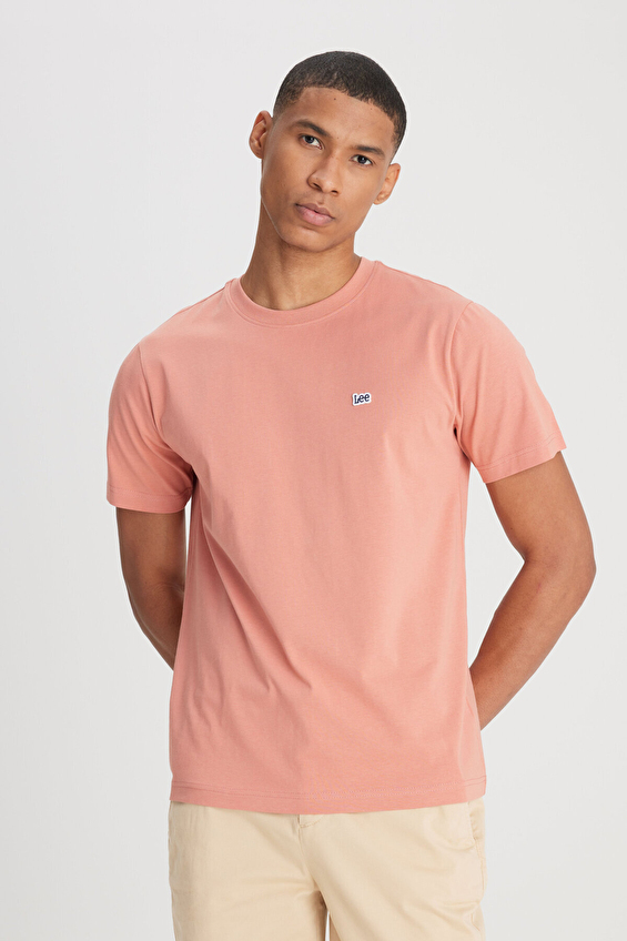Lee Regular Fit Bisiklet Yaka Kısa Kol Erkek Tişört L60UFQUK Somon Lee Regular Fit Bisiklet Yaka Kısa Kol Erkek Tişört L60UFQUK Somon