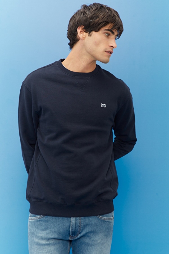 Lee Regular Fit Bisiklet Yaka Erkek Sweatshirt L81IRYMA Lacivert Lee Regular Fit Bisiklet Yaka Erkek Sweatshirt L81IRYMA Lacivert