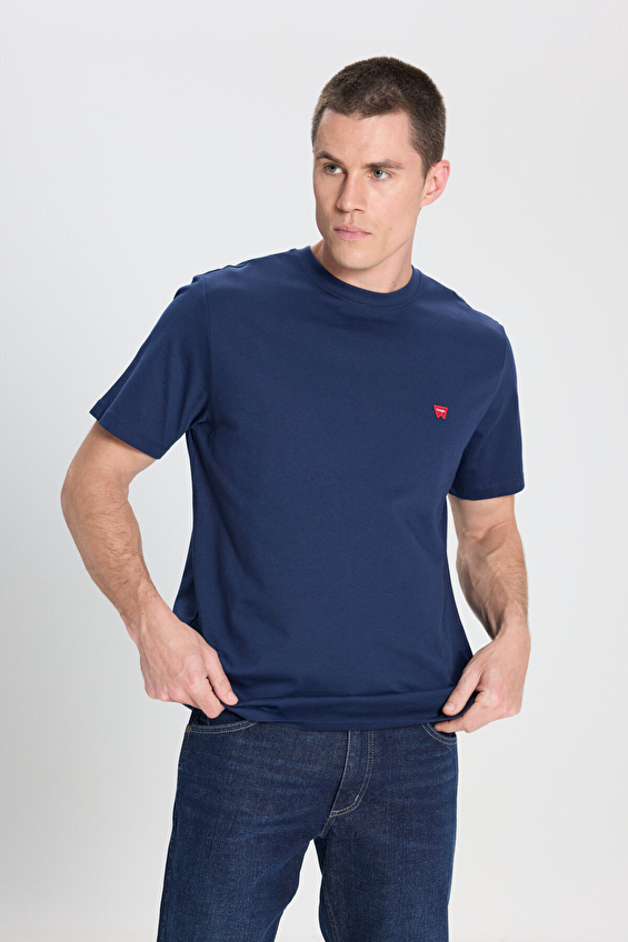 Wrangler Bisiklet Yaka Relaxed Fit Kısa Kol Erkek Tişört W7NM203877W72 Lacivert Wrangler Bisiklet Yaka Relaxed Fit Kısa Kol Erkek Tişört W7NM203877W72 Lacivert