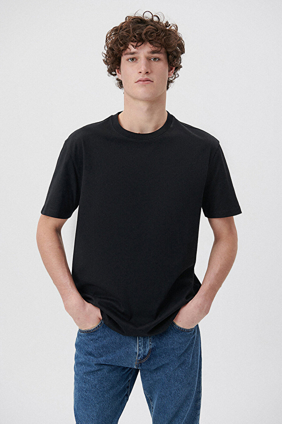 Mavi Erkek Tişört M066249 900 Siyah Mavi Erkek Tişört M066249 900 Siyah