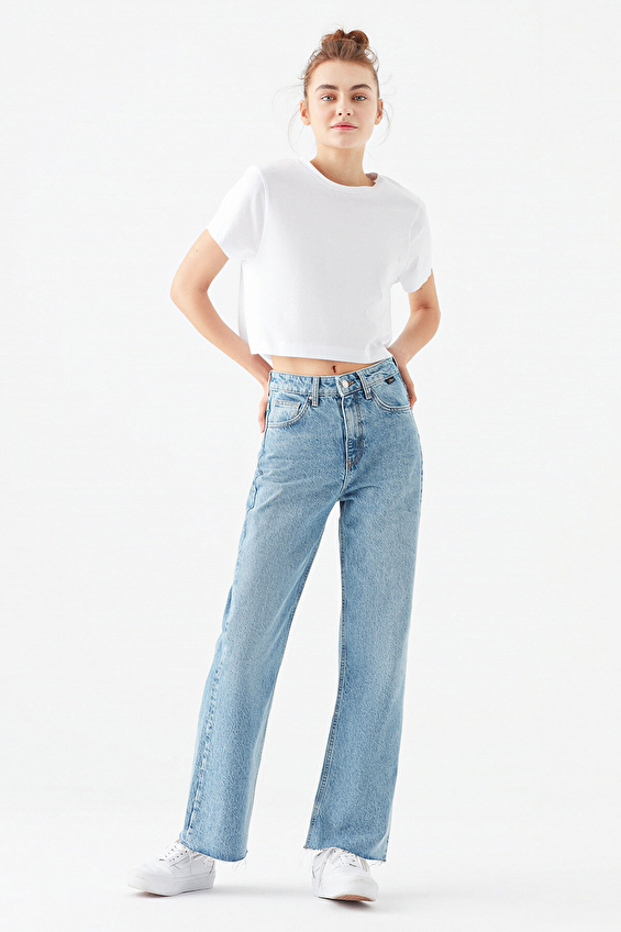 Mavi Wide Leg Kadın Victoria Kot Pantolon M101072 34111 Denım Mavi Wide Leg Kadın Victoria Kot Pantolon M101072 34111 Denım