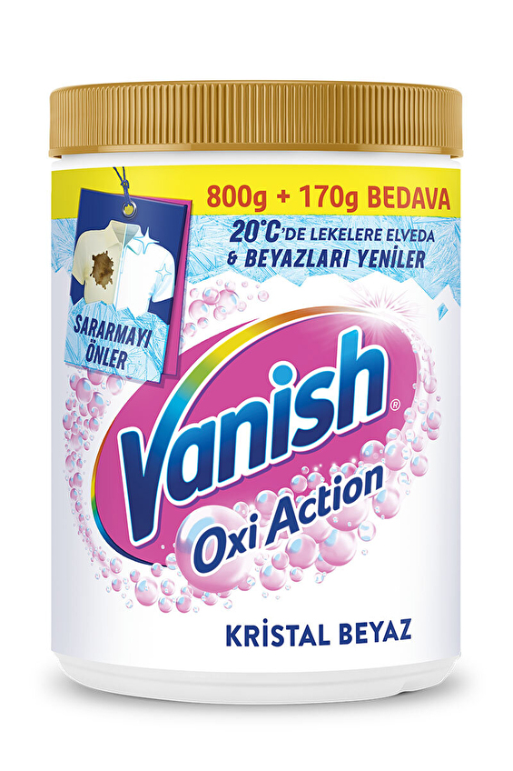 Vanish Kosla Multipower Toz 970 g Beyazlar Leke Çıkarıcı Deterjan Güçlendirici