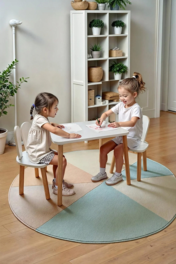 Bee Smart Naturel 2 Sandalyeli Masa Set