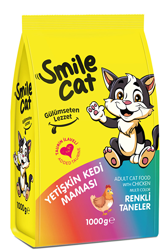 Smilecat Yetişkin Kedi Mix Kuru Mama 1KG