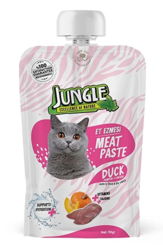 Jungle Kedi Et Ezmesi Taze Ördekli&Bal Kabaklı 90 g