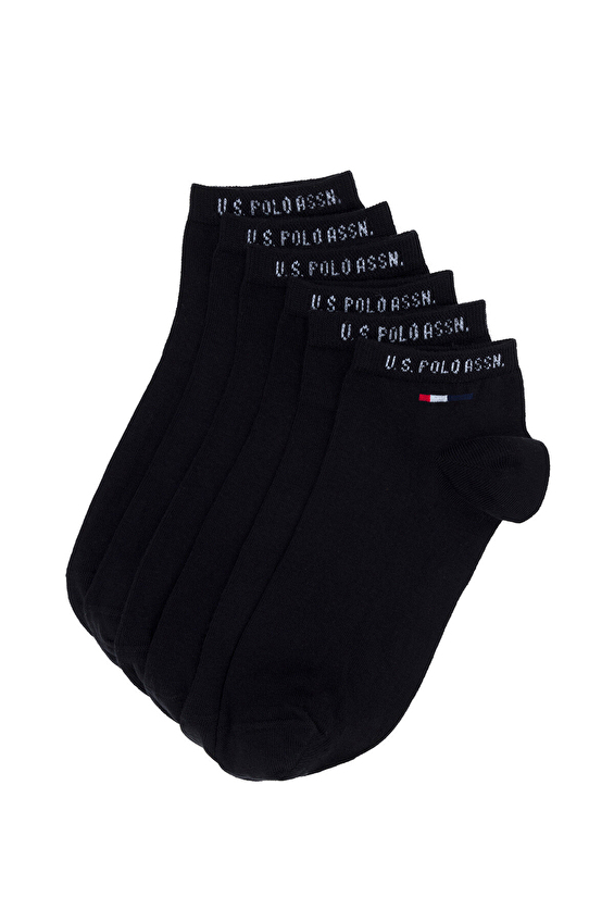 U.S. Polo Assn. Erkek 5'li Patik Çorap JAMES SK22 5 VR046 Siyah U.S. Polo Assn. Erkek 5'li Patik Çorap JAMES SK22 5 VR046 Siyah