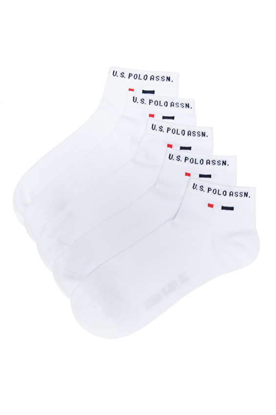 U.S. Polo Assn. Erkek 5'li Çorap JAMES 5 I VR013 Beyaz U.S. Polo Assn. Erkek 5'li Çorap JAMES 5 I VR013 Beyaz