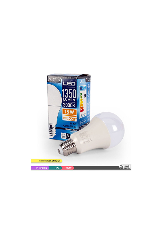 Elitled Ampul 15w 1350 Lümen