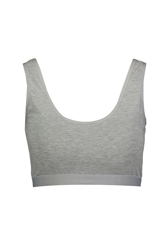 Öts Kadın Likralı Kalın Askılı Pedli Sütyen 6045 Gri melanj Öts Kadın Likralı Kalın Askılı Pedli Sütyen 6045 Gri melanj