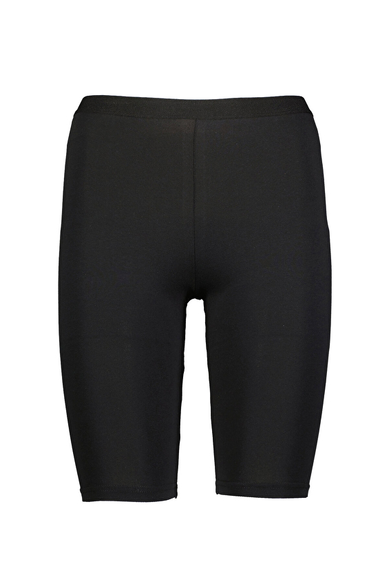 Öts Kadın Likralı Kısa Tayt 4646 SYH Siyah Öts Kadın Likralı Kısa Tayt 4646 SYH Siyah