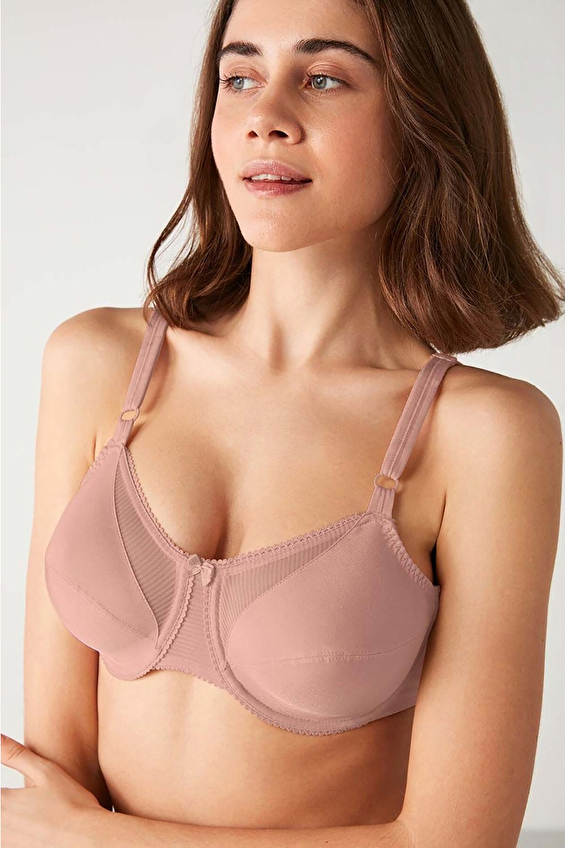 Kom Kadın Sütyen NELLYGLKRS Gül kurusu