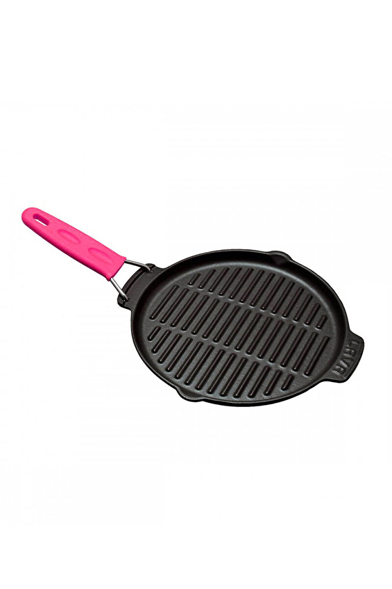 Lava Döküm Silikon Saplı Izgara Tavası 23 cm Lava Döküm Silikon Saplı Izgara Tavası 23 cm