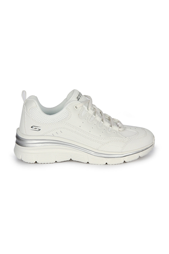 Skechers Kadın Fashion Fit Ayakkabı 896295TK OFWT Beyaz Skechers Kadın Fashion Fit Ayakkabı 896295TK OFWT Beyaz