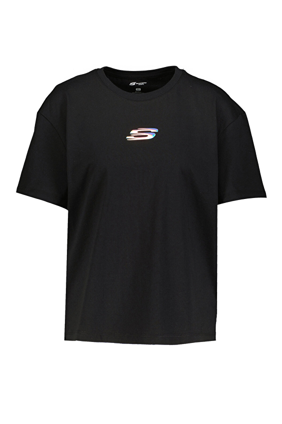 Skechers Kadın Tişört S241011 001 Siyah Skechers Kadın Tişört S241011 001 Siyah