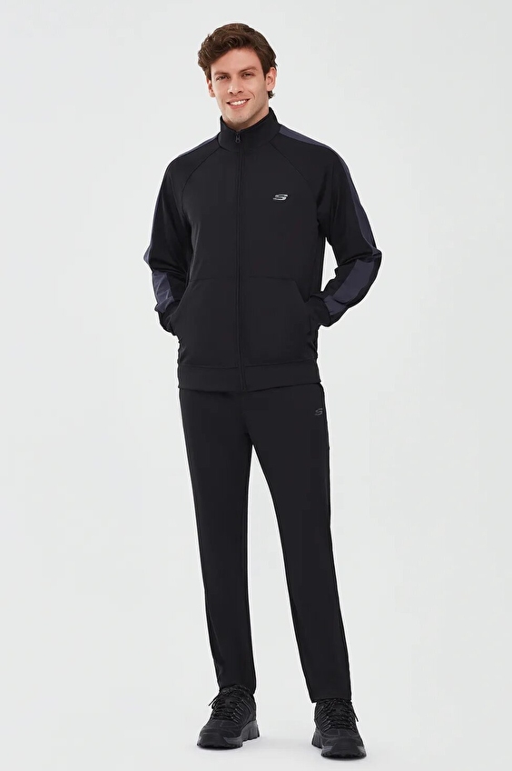 Skechers Performance Coll. Erkek Eşofman Takımı S241211 001 Siyah Skechers Performance Coll. Erkek Eşofman Takımı S241211 001 Siyah
