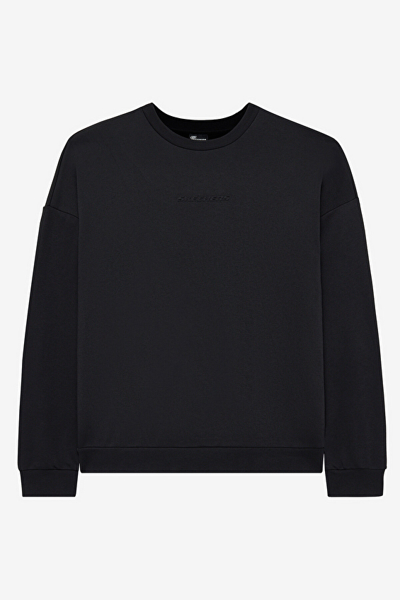 Skechers Bisiklet Yaka Erkek Sweatshirt S242113 001 Siyah Skechers Bisiklet Yaka Erkek Sweatshirt S242113 001 Siyah