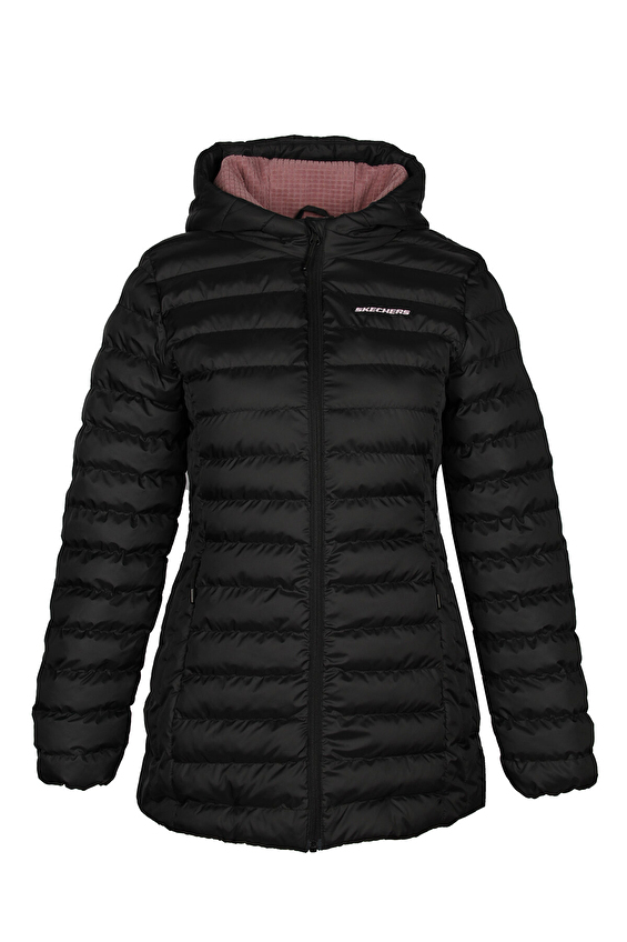 Skechers Kadın Ceket S242101 001 Siyah Skechers Kadın Ceket S242101 001 Siyah
