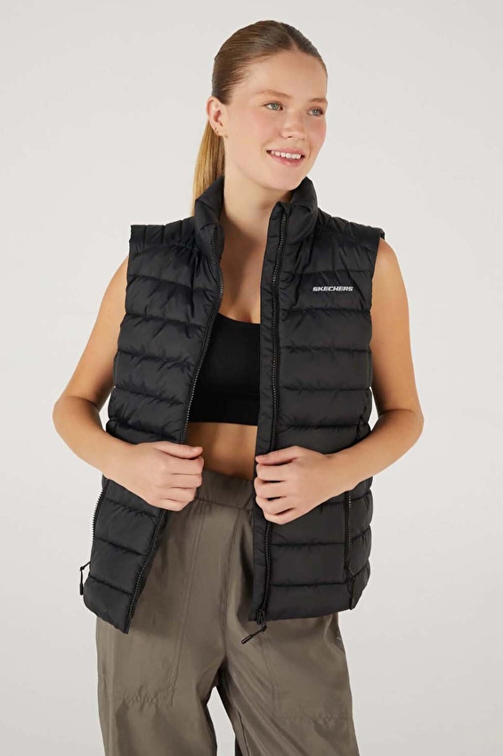 Skechers Kadın Yelek S242319 001 Siyah Skechers Kadın Yelek S242319 001 Siyah