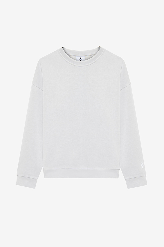 Skechers Kadın Sweatshirt S2510052 035 Gri Skechers Kadın Sweatshirt S2510052 035 Gri