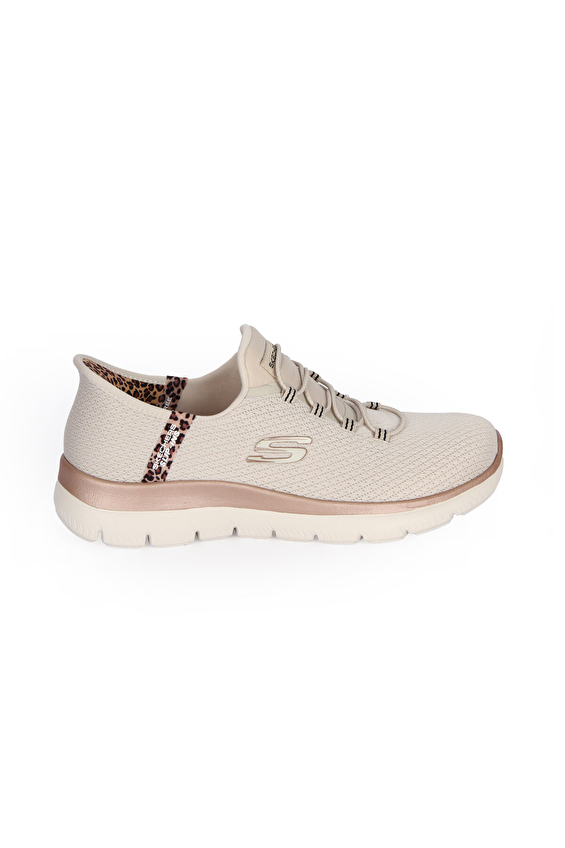Skechers Kadın Summits Leopard Chic Ayakkabı 150275TK NTMT Renkli Skechers Kadın Summits Leopard Chic Ayakkabı 150275TK NTMT Renkli