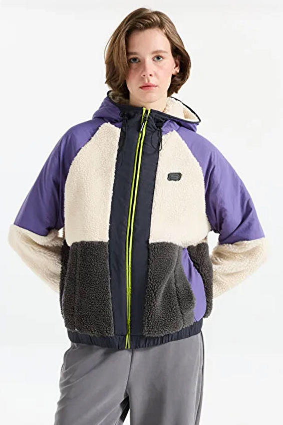 Skechers Kadın Outdoor Fleece Ceket S232311 4198 Lila Skechers Kadın Outdoor Fleece Ceket S232311 4198 Lila