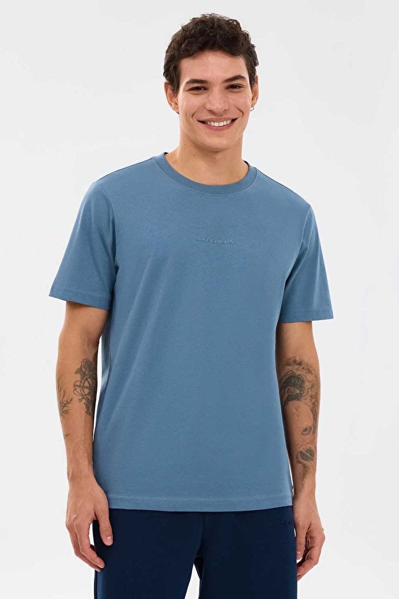 Skechers Erkek Essential Tişört S2510017 0558 Lacivert Skechers Erkek Essential Tişört S2510017 0558 Lacivert