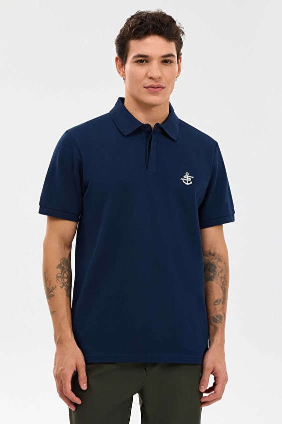 Skechers Erkek Polo Yaka Tişört S2610085 0505 Lacivert Skechers Erkek Polo Yaka Tişört S2610085 0505 Lacivert
