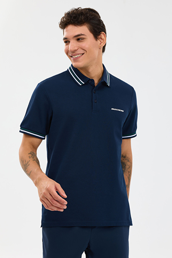 Skechers Erkek Polo Yaka Tişört S2610080 0505 Lacivert Skechers Erkek Polo Yaka Tişört S2610080 0505 Lacivert