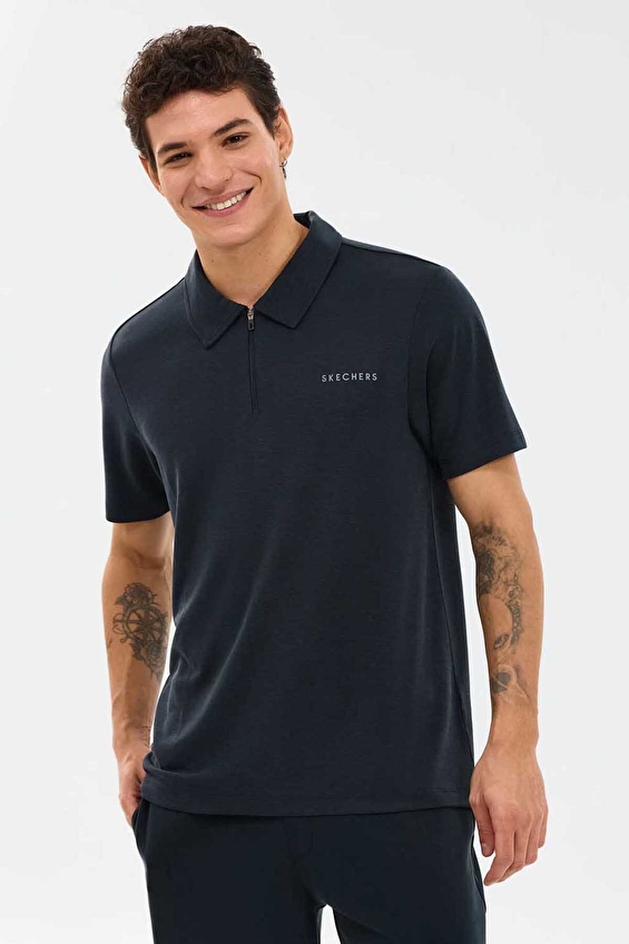 Skechers Erkek Polo Yaka Tişört S2610086 3817 Siyah Skechers Erkek Polo Yaka Tişört S2610086 3817 Siyah