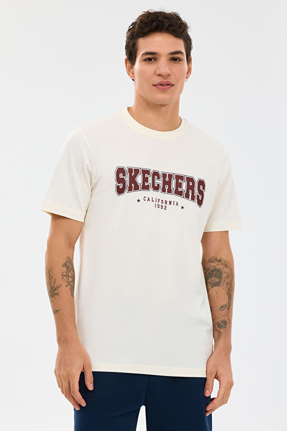 Skechers Erkek Tişört S2610122 3855 Beyaz Skechers Erkek Tişört S2610122 3855 Beyaz