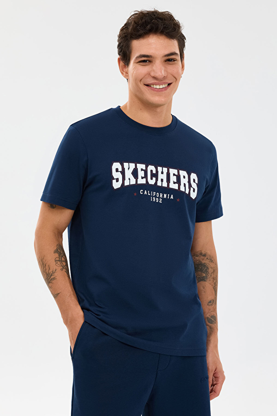 Skechers Erkek Tişört S2610122 0505 Lacivert Skechers Erkek Tişört S2610122 0505 Lacivert