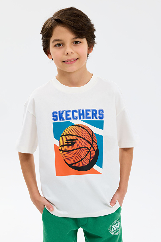 Skechers Erkek Çocuk Tişört SK2610006-3855 Skechers Erkek Çocuk Tişört SK2610006-3855