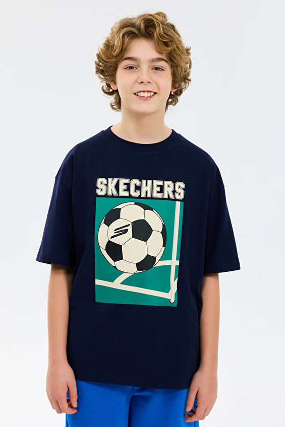 Skechers Erkek Çocuk Tişört SK2610079-3601 Skechers Erkek Çocuk Tişört SK2610079-3601