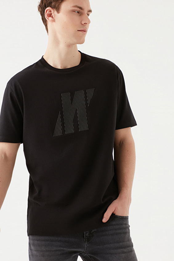 Mavi Erkek Tişört M067034 900 Siyah Mavi Erkek Tişört M067034 900 Siyah