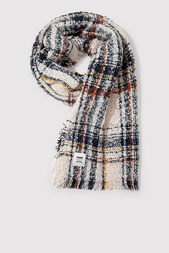 Mavi Kadın Atkı M198945 Ekru Mavi Kadın Atkı M198945 Ekru