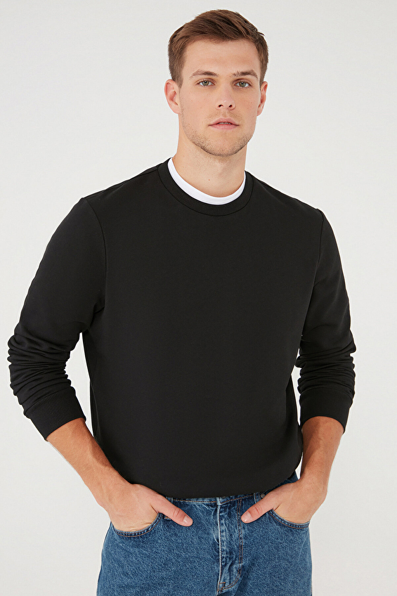 Mavi Erkek Sweatshirt M0610060 900 Siyah Mavi Erkek Sweatshirt M0610060 900 Siyah