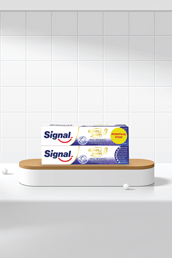 Signal Diş Macunu Komple Bakım 8 Etki 2x75 ml